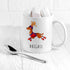 Personalised Reindeer Christmas White Mug PER5216