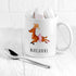 Personalised Reindeer Christmas White Mug PER5217