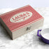 Personalised Retro Chevron Recipe Box PER2668-RED