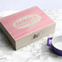 Personalised Retro Stripe Recipe Box PER2666-PNK
