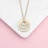 Personalised Rings of Love Necklace PER3750-GLD