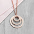 Personalised Rings of Love Necklace PER3750-RGL