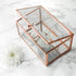 Personalised Rose Gold Glass Jewellery Box PER2633-RGL