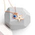 Personalised Star Pendant with Birthstone Crystal Necklace for Women & Girls