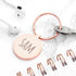 Personalised Round Keyring PER4081-RGL