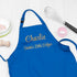 Personalised Santas Little Helper Childrens Blue Waterproof Apron PER5106