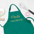 Personalised Santas Little Helper Childrens Green Waterproof Apron PER5104