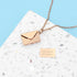 Personalised Secret Message Envelope Necklace - Hidden Note Keepsake Jewelry Gift