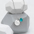 Personalised Birthstone Crystal and Disc Necklace for Custom Keepsake Jewelry