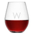 Personalised Stemless Wine Glass – Custom Engraved Gift for Weddings, Anniversaries