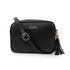 Personalised Vegan Leather Crossbody Bag in Black
