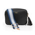 Personalised Vegan Leather Crossbody Bag in Black