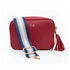 Personalised Vegan Leather Crossbody Bag in Red