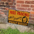 Piggly Wiggly Free Parking - Metal Advertising Wall Sign
