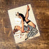 Pin Up Girl Boston Terrier Handbag  - Metal Personalised Art Wall Sign