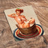 Pin Up Girl In Bathtub - Metal Personalised Art Wall Sign