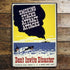 Smoking Stacks Attract Attacks Don'T Invite Disaster - Metal War Wall Sign