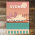 Sydney Australia - Metal Wall Sign Plaque