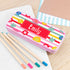 Personalised Girl's Patterned Pink Pencil Case Tin TM358
