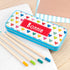 Personalised Girl's Patterned Blue Pencil Case Tin TM362