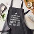 Personalised Grey Denim Cooking Apron TM661