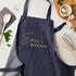 Personalised Blue Denim Kitchen Apron TM675