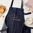 Personalised Blue Denim Kitchen Apron TM676