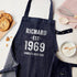 Personalised Blue Denim Established Year Apron TM682