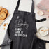 Personalised Grey Denim Can Cook It Apron TM685