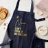 Personalised Blue Denim Can Cook It Apron TM687