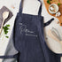 Personalised Blue Denim Family Residence Apron TM694
