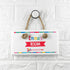 Personalised Kid's Colourful White Door Sign
