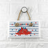 Personalised Kid's Dinosaur White Door Sign