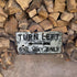 Turn Left One Way Only -  Metal Wall Sign
