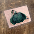 Vintage Lady Cabbage Dress Garden Plant - Metal Pin Up Art Wall Sign
