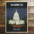 Washington American Airlines - Metal Travel Wall Sign