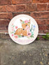 Watercolour Cute Animals Lovely Day Circle - Metal Street Sign Wall Sign