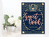 Wedding  Guest Book Art Deco-  Metal Wall Sign