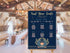 Wedding Table Plan  Planner Art Deco -  Extra Large  Metal Wall Sign