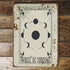Wheel Of Fortune Tarot Card  Metal Wall Sign Plaque