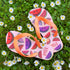 Personalised Flip Flops with Wild Watermelon Print – Custom Name Beach Sandals