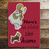 Wizard Of Oz Lion There'S No Place Like Home - Metal Plaque Wall Sign